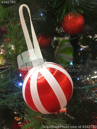 Image of Christmas tree decorations