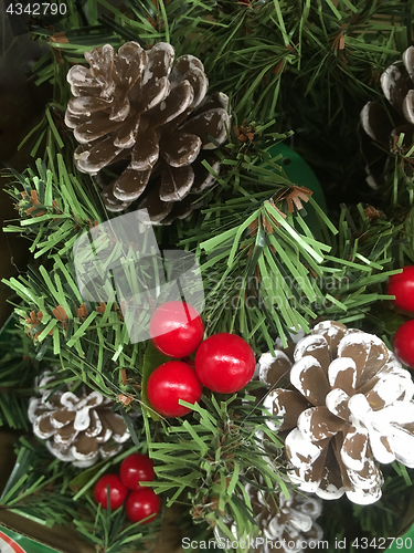 Image of Christmas tree decorations