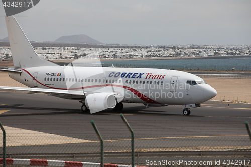 Image of ARECIFE, SPAIN - APRIL, 15 2017: Boeing 737 - 300 of COBREX Tran