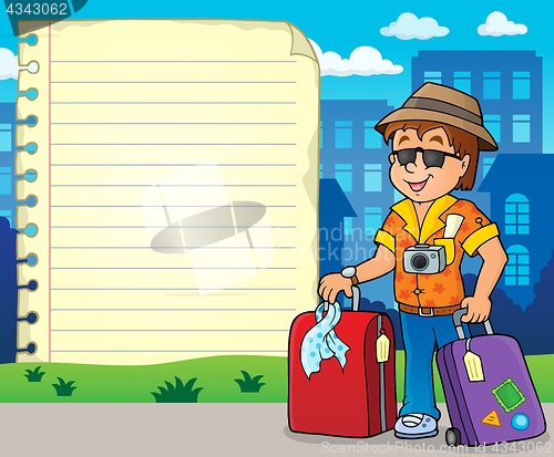 Image of Notepad page with tourist