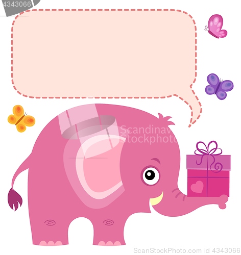 Image of Elephant with copyspace theme 5