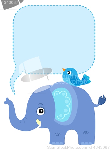 Image of Elephant with copyspace theme 1
