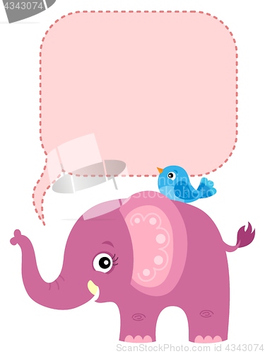 Image of Elephant with copyspace theme 2
