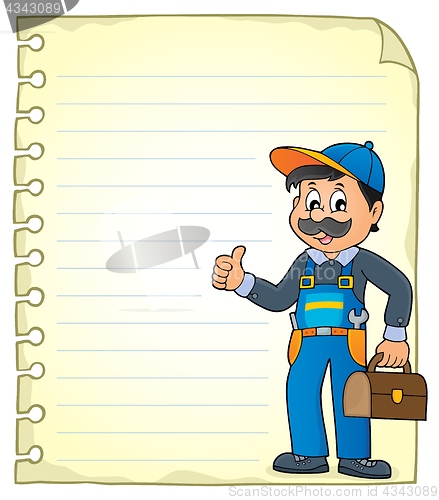 Image of Notepad page with plumber