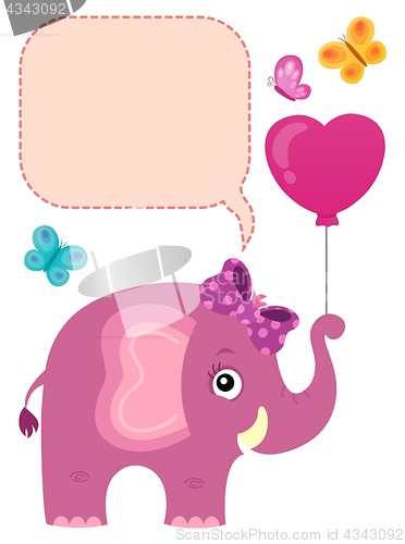 Image of Elephant with copyspace theme 6