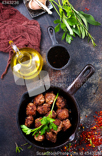 Image of fried meatballs