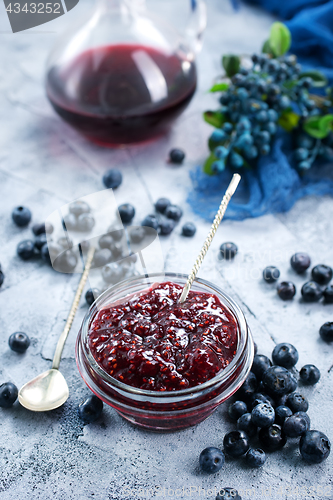 Image of blueberry jam