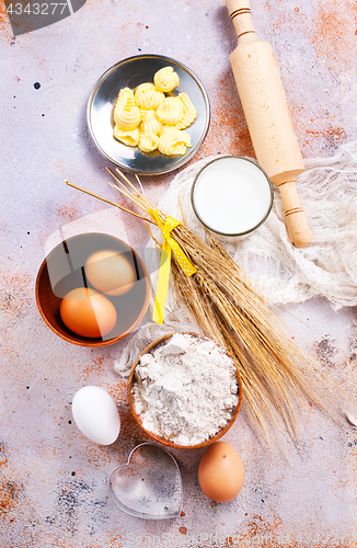 Image of ingredients for baking