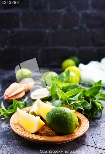 Image of ingredients for mojito