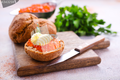 Image of red caviar