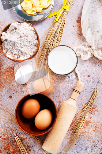 Image of ingredients for baking