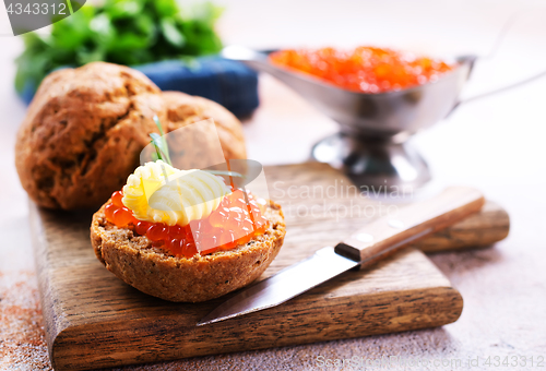 Image of red caviar