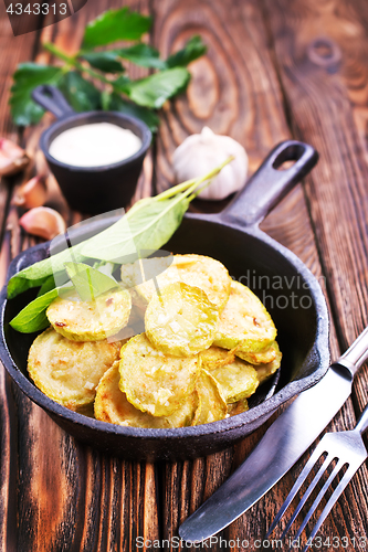 Image of fried zucchini