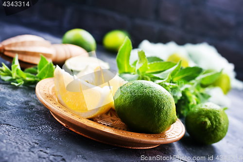 Image of ingredients for mojito