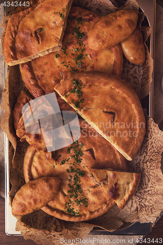 Image of Different pies composition