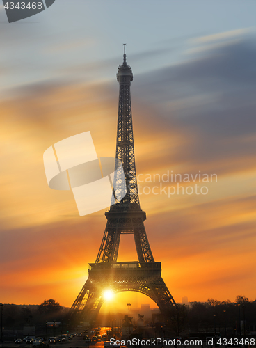 Image of Paris, with the Eiffel Tower