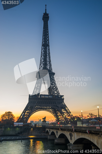 Image of Paris, with the Eiffel Tower