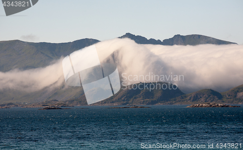 Image of cloud on mountain