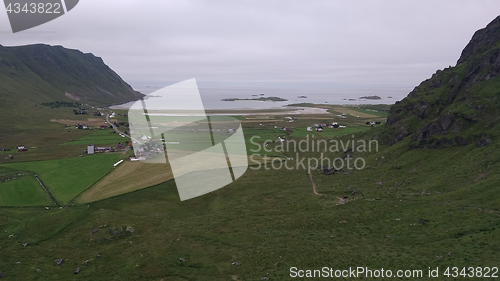 Image of Norwegian Arctic Ocean coast landscape