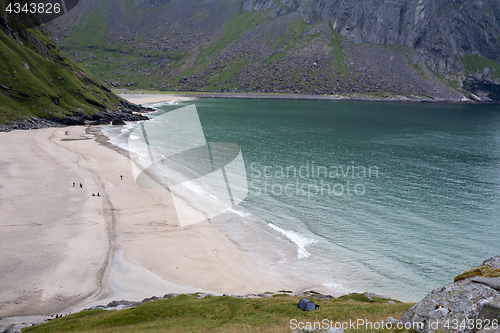 Image of Kvalvika Beach, Lofoten, Norway