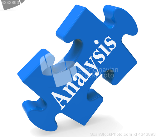 Image of Analysis Shows Examining Data Detection