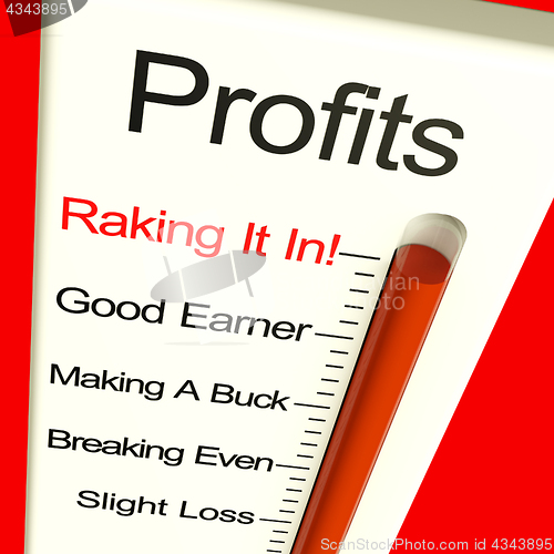 Image of Business Profits Very High Showing Rising Sales And Income