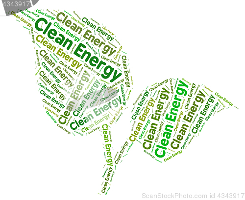 Image of Clean Energy Represents Earth Friendly And Conservation