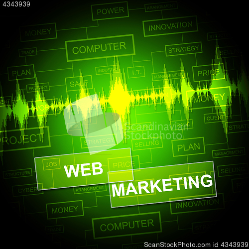 Image of Web Marketing Means Network Sem And E-Marketing