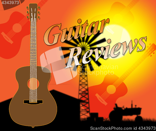 Image of Guitar Reviews Shows Appraisal Evaluation And Evaluating