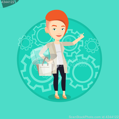 Image of Successful business idea vector illustration.