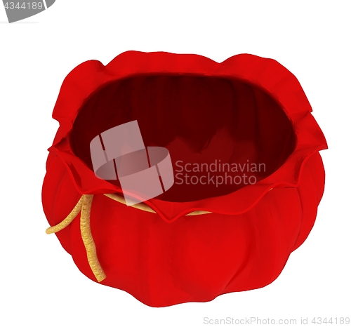 Image of Bag on a white background. 3D illustration