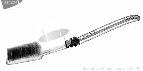 Image of Toothbrush. 3d illustration