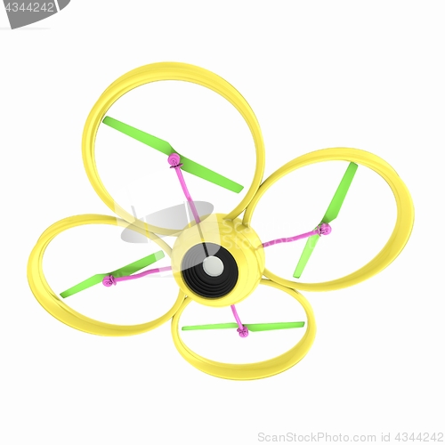 Image of Quadcopter Dron. 3d render