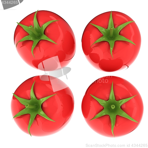 Image of tomato. 3d illustration