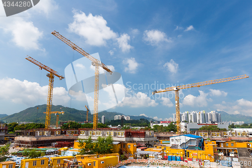 Image of Construction site and skyline