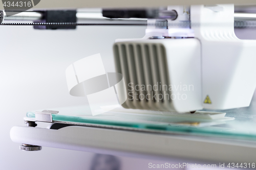 Image of 3d printer in action