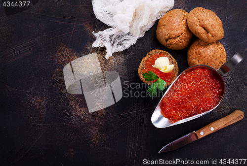 Image of red caviar