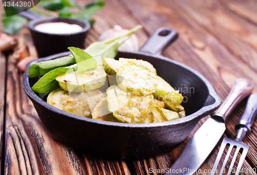 Image of fried zucchini