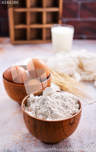 Image of ingredients for baking