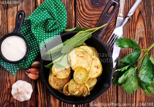 Image of fried zucchini