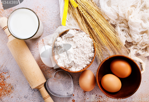 Image of ingredients for baking