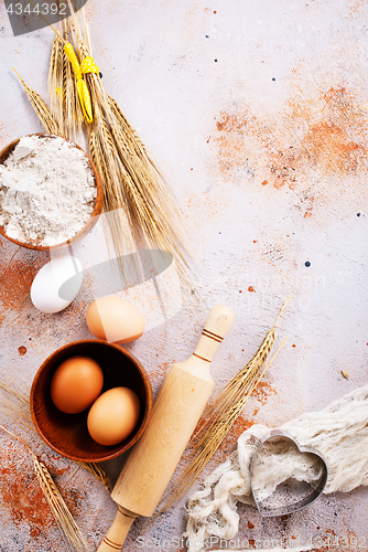 Image of ingredients for baking