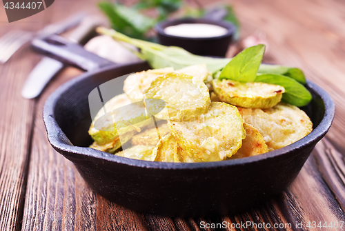 Image of fried zucchini