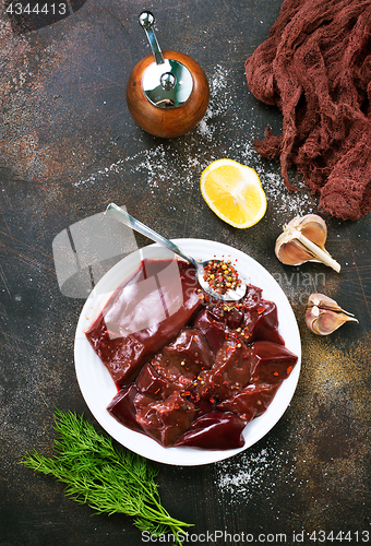 Image of raw liver