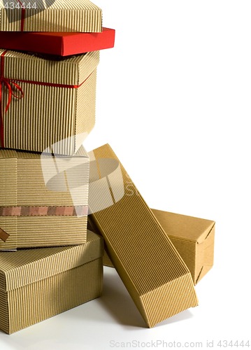 Image of stack of cardboard boxes