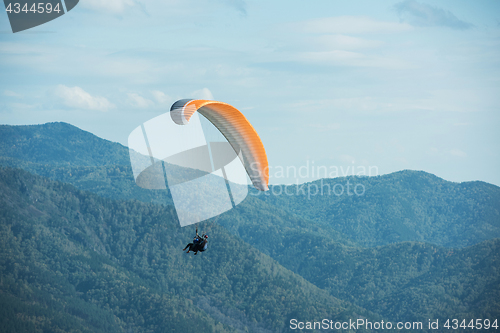 Image of Paragliding in mountains