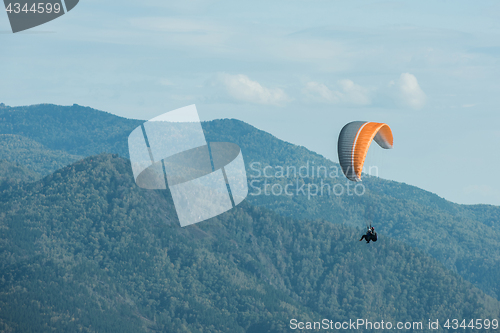 Image of Paragliding in mountains
