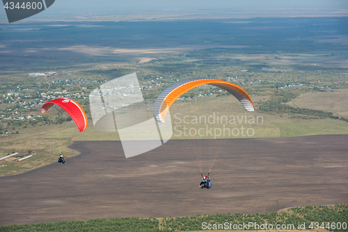 Image of Paragliding in mountains