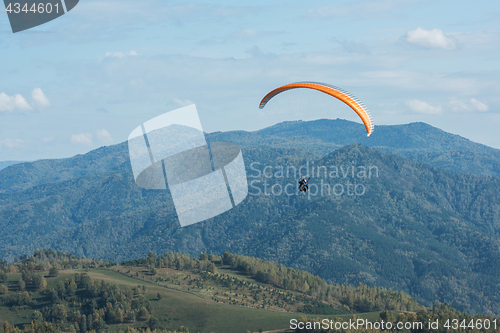 Image of Paragliding in mountains