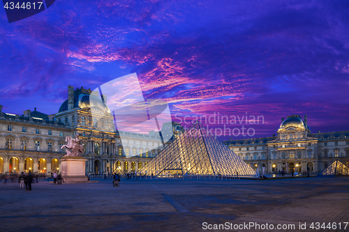 Image of Louvre museum Paris France